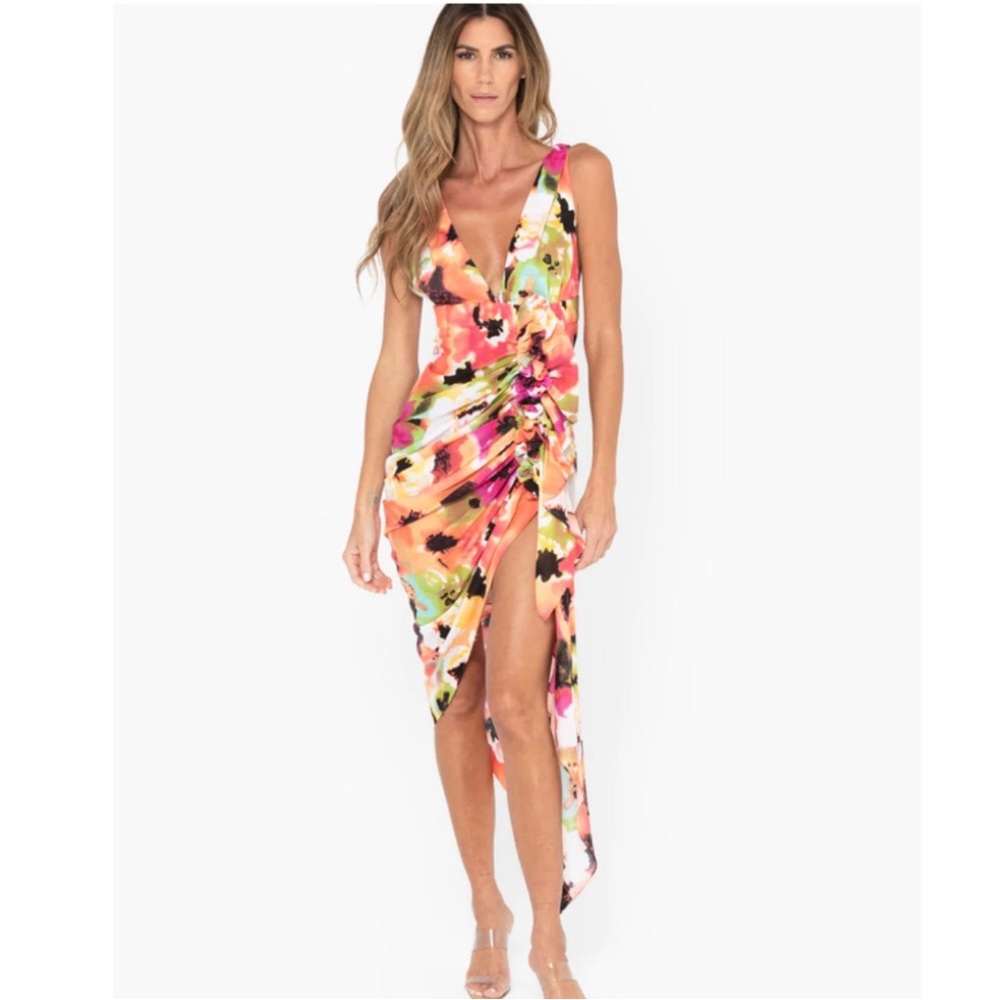 JBQ Tulum dress - Peony floral - size small